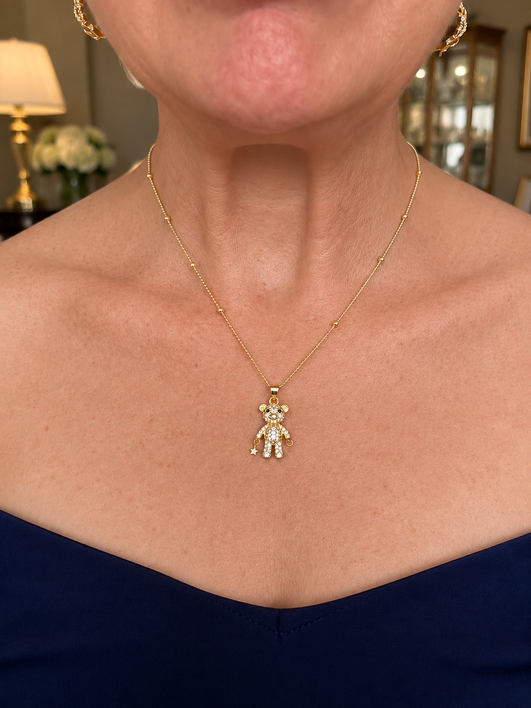 Nola compass necklace
