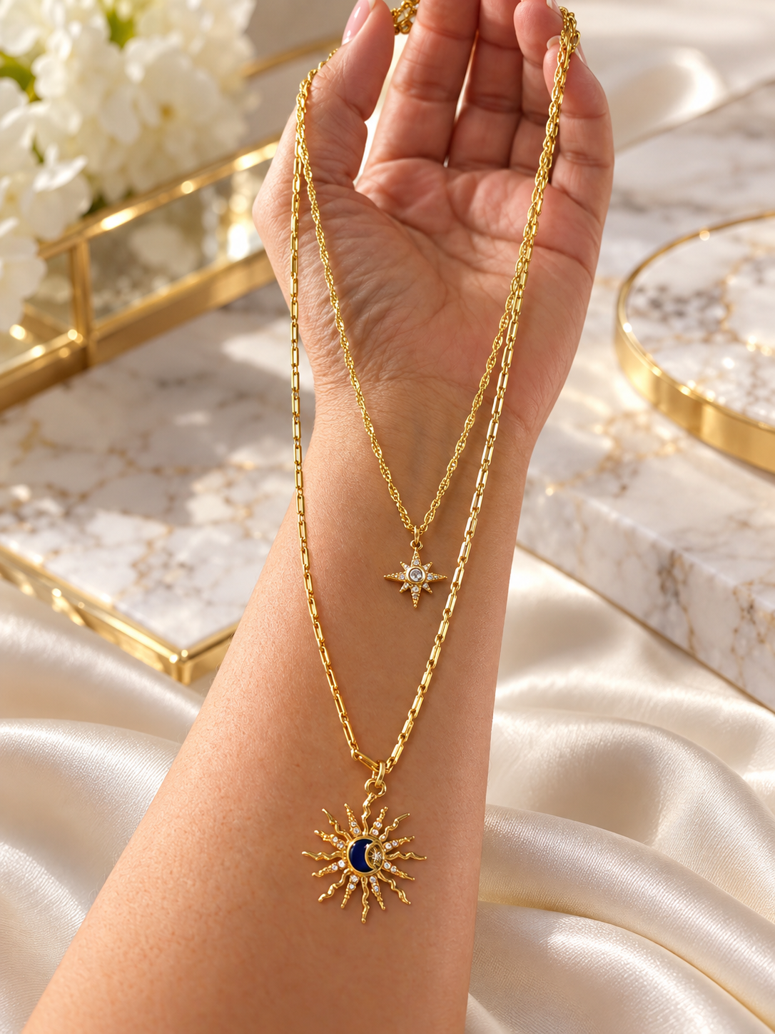 Maristella Double Necklace