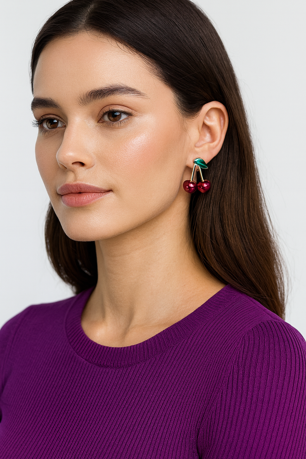 Cherries earrings