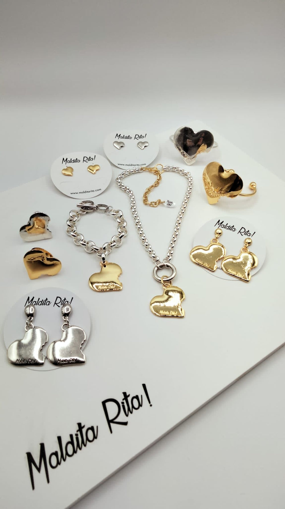 Maldita Rita Earrings Corazon Mordido Collection