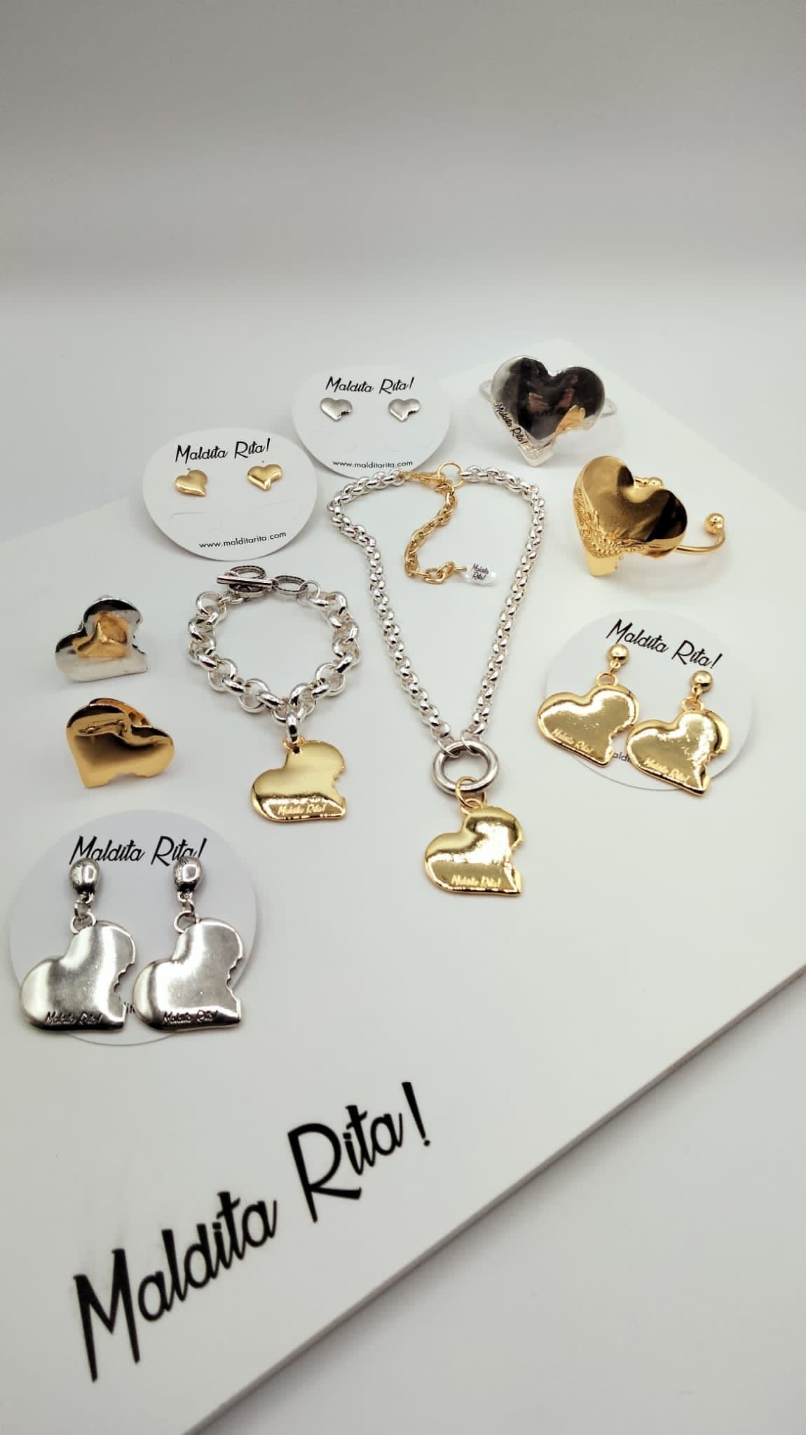 Maldita Rita Earrings Corazon Mordido Collection