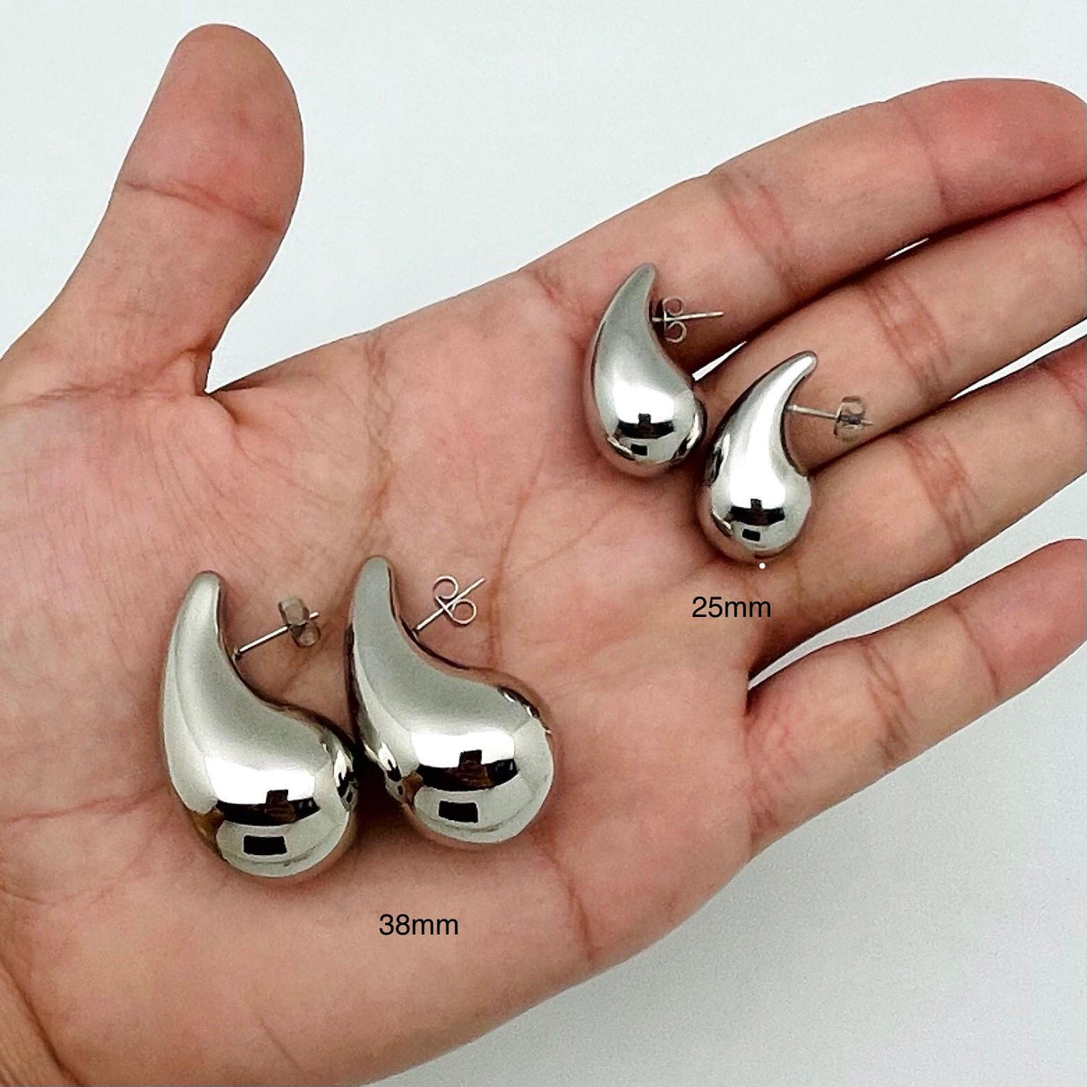 Teardrops earrings -Stainless Steel