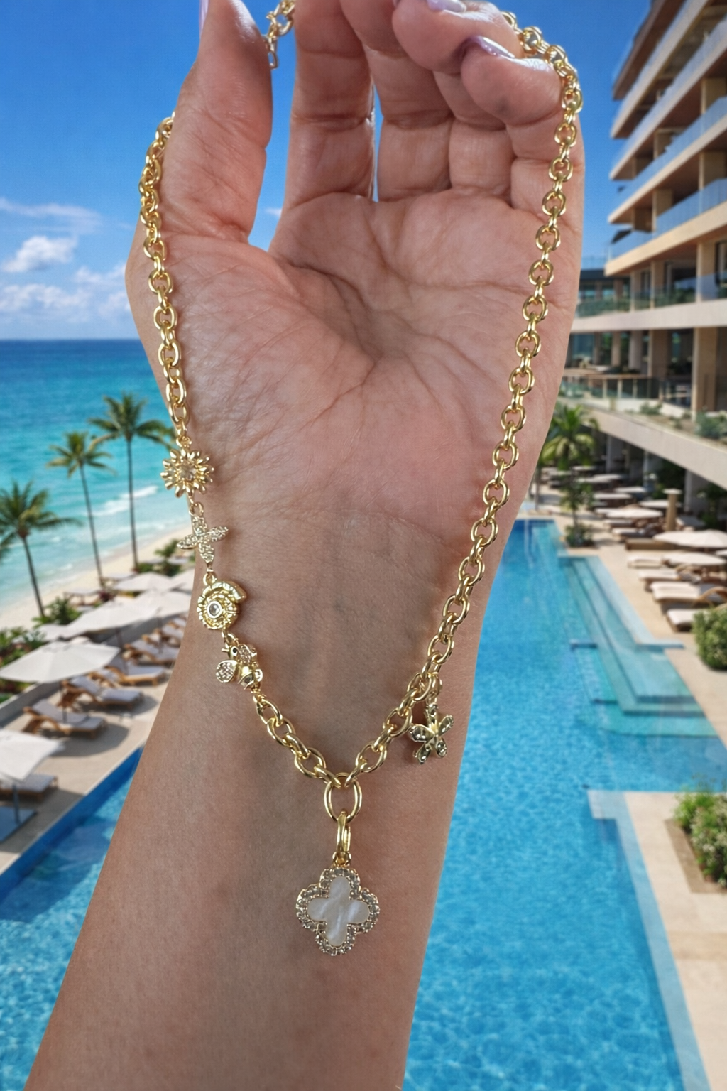 Celestia Lucky Charm Necklace
