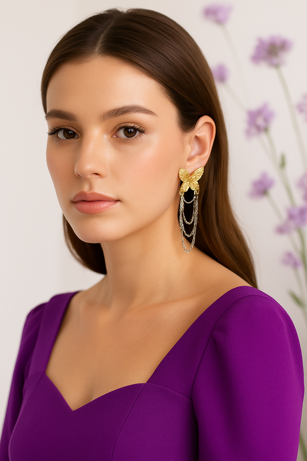 Candace butterfly earrings