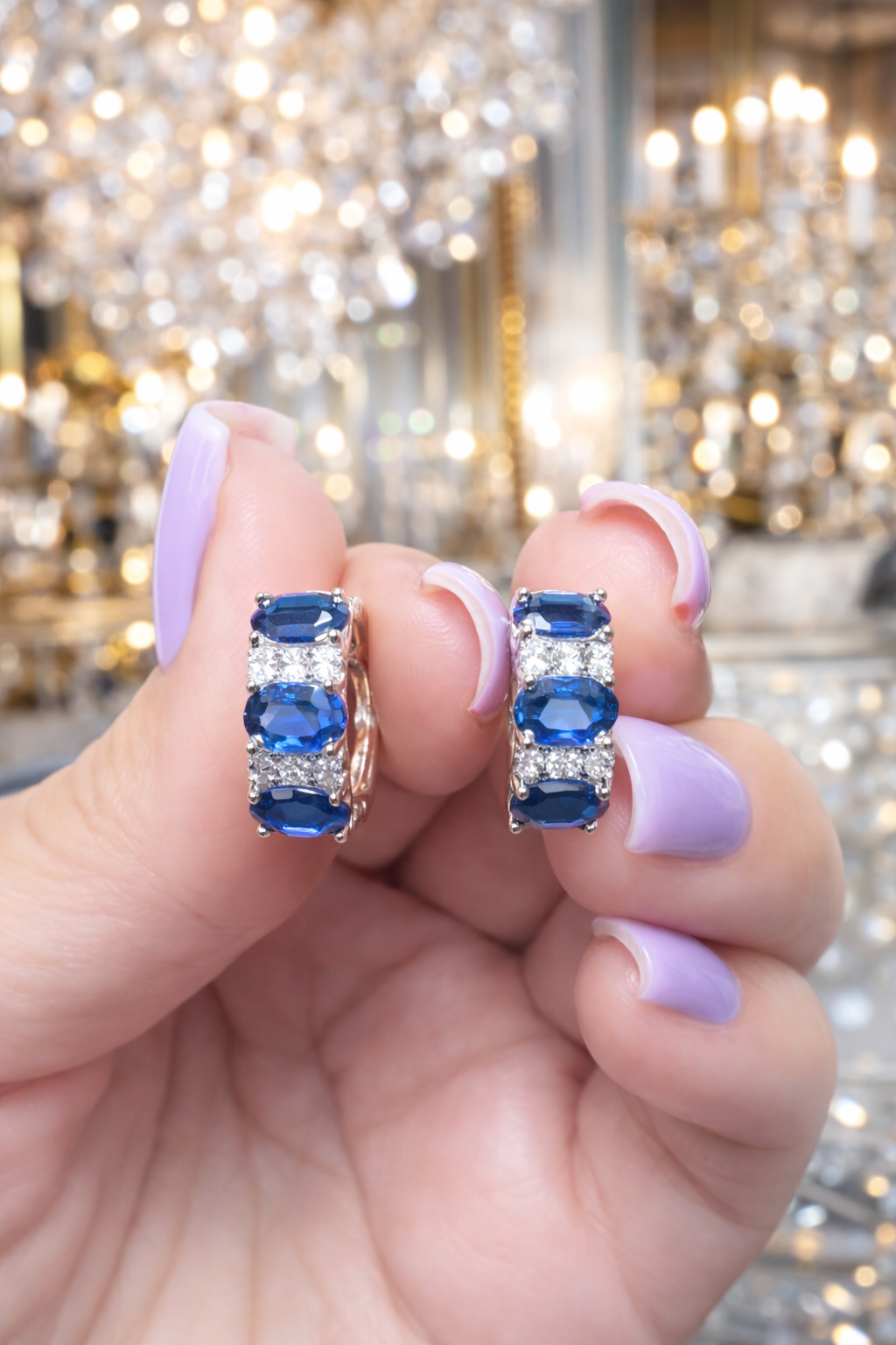 Zilpah White Gold Mini Huggie Earrings