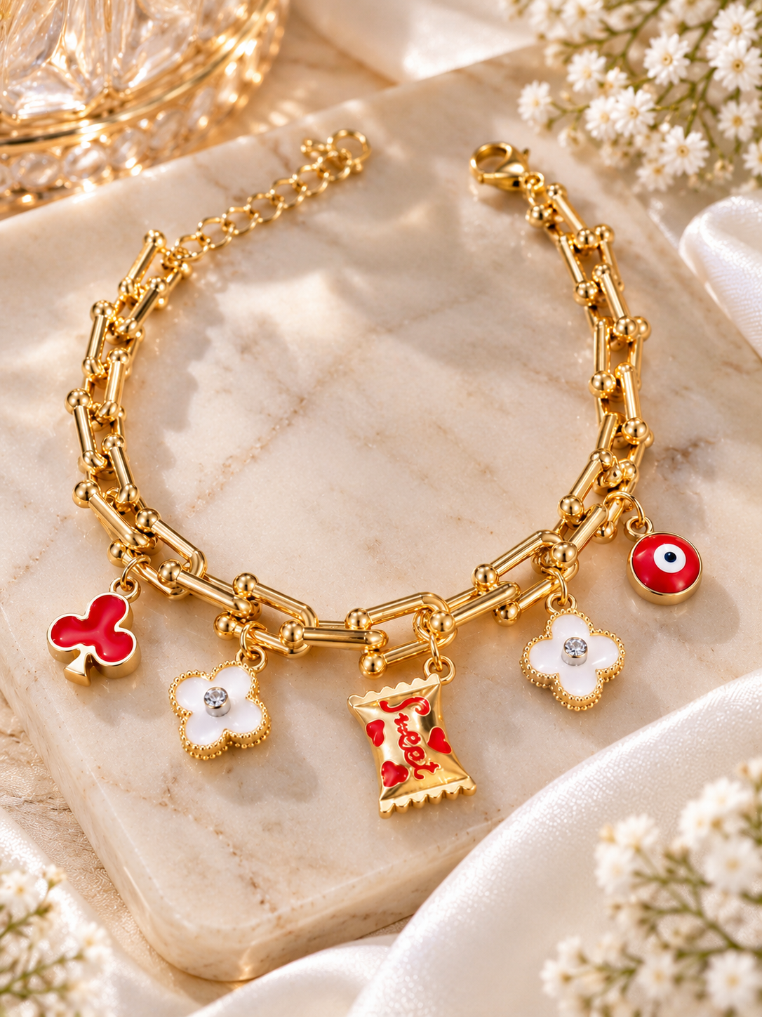 Cara Candy Charm Bracelet