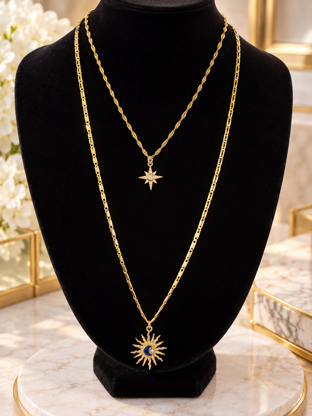 Maristella Double Necklace
