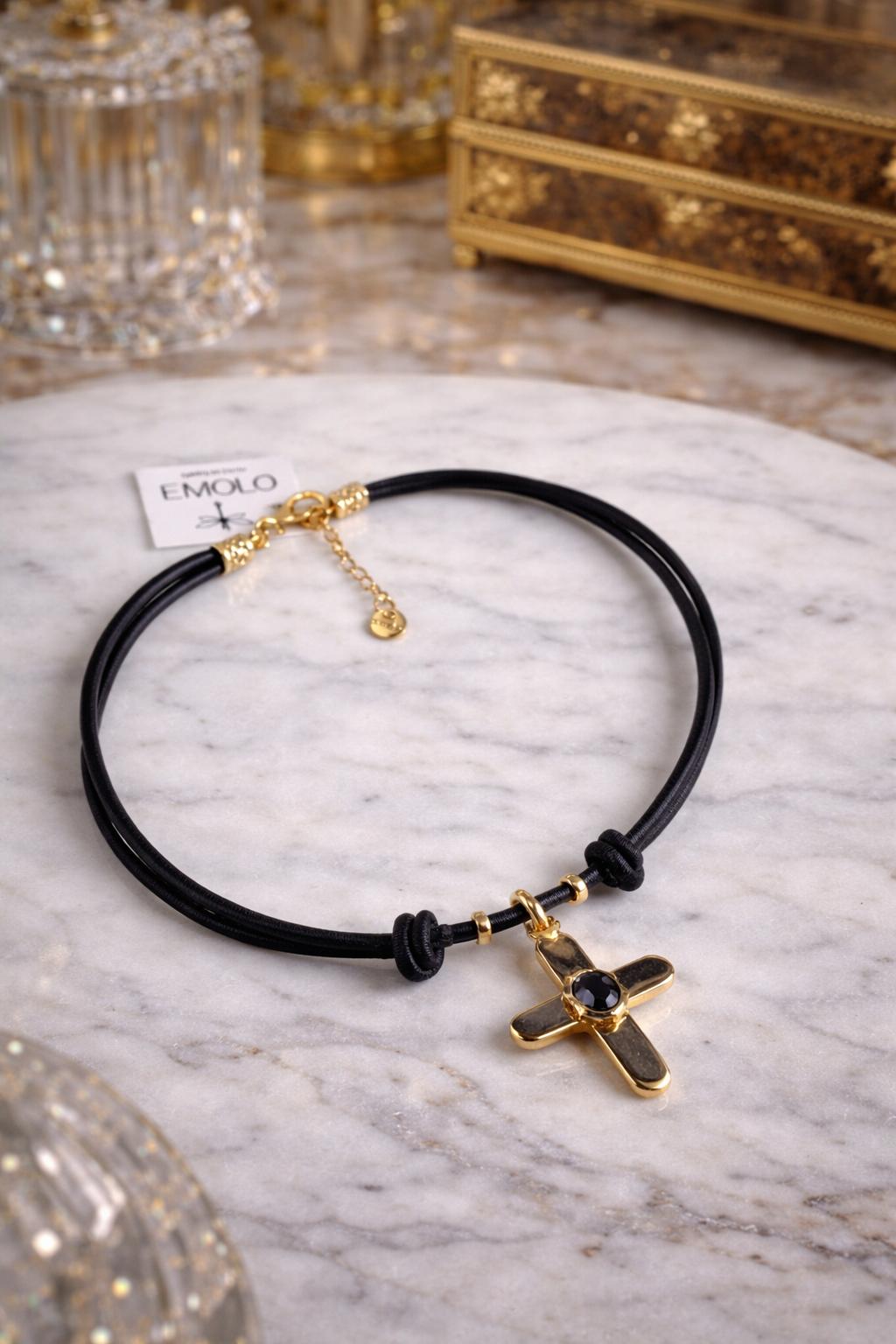 Emolo cross necklace