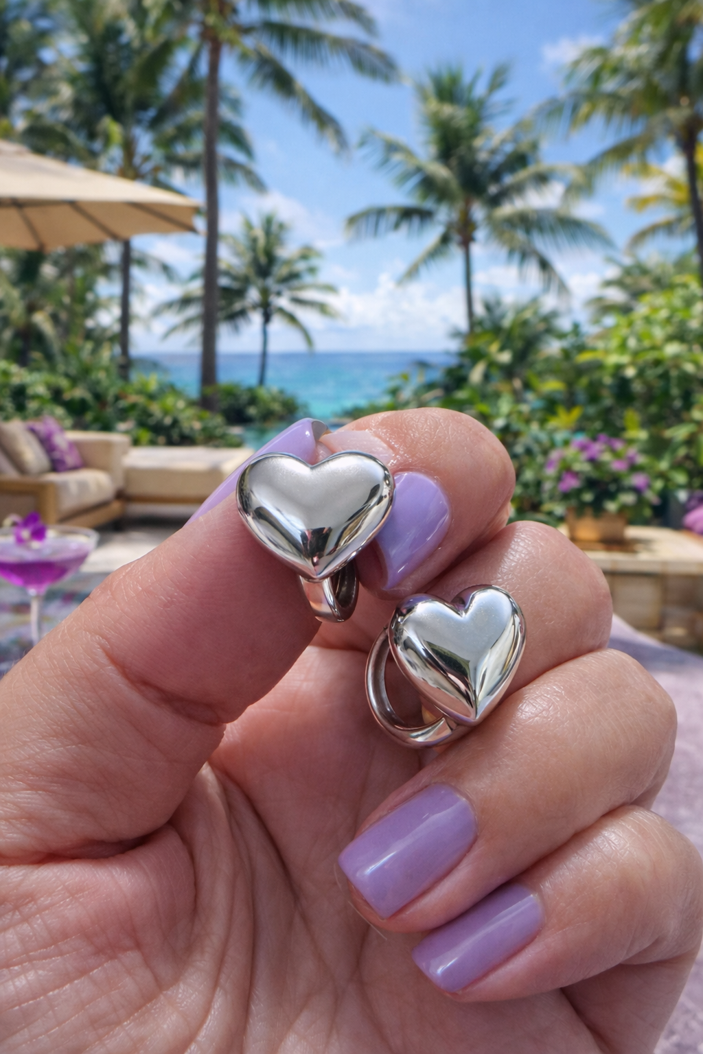 Amora Petite Heart Earrings