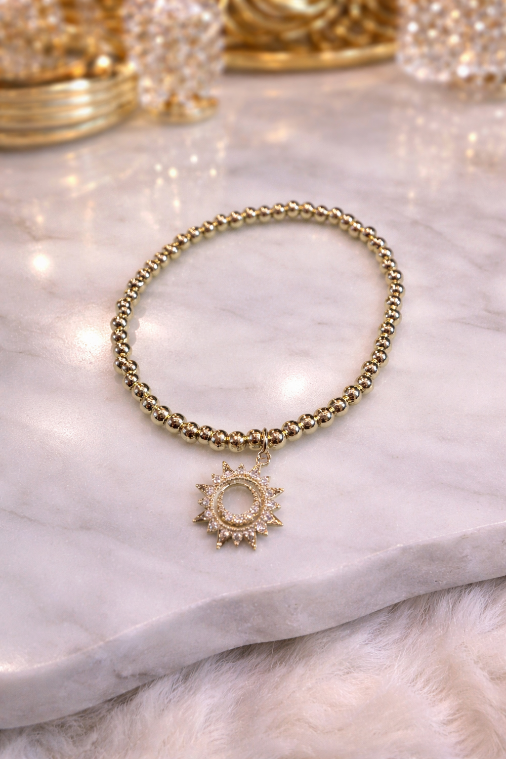 Selah Sun & Moon Beaded Bracelet