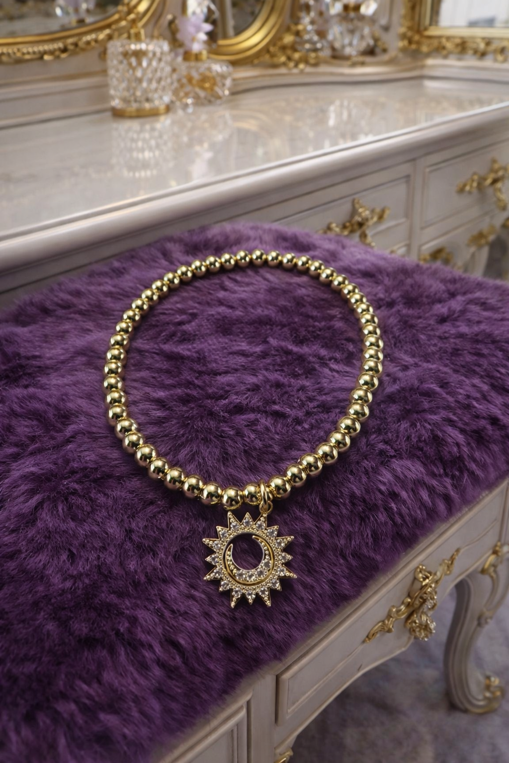 Selah Sun & Moon Beaded Bracelet