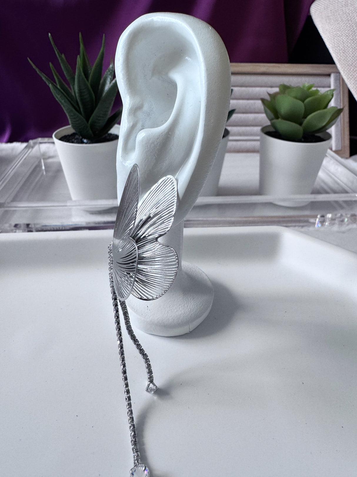 Candace butterfly earrings