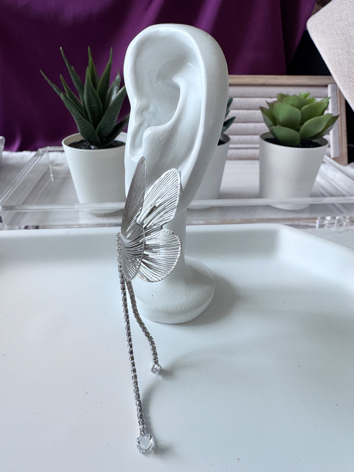 Candace butterfly earrings