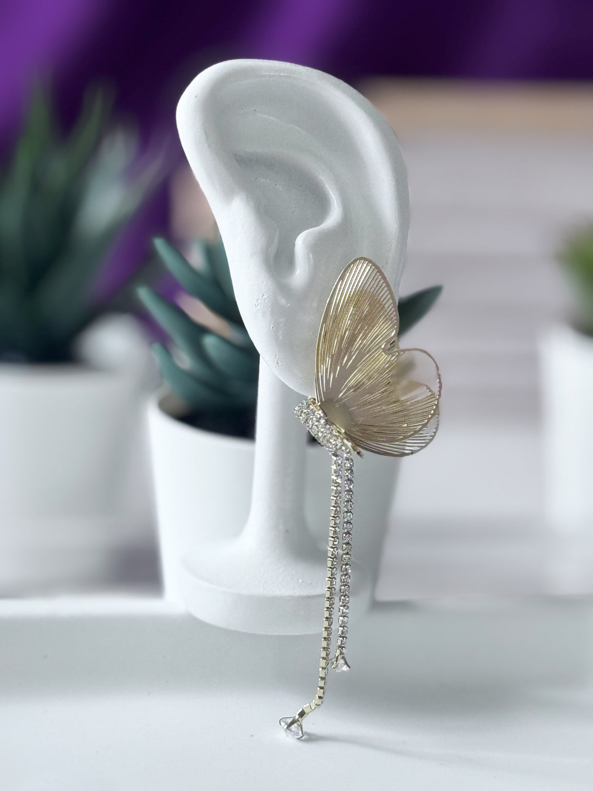 Candace butterfly earrings