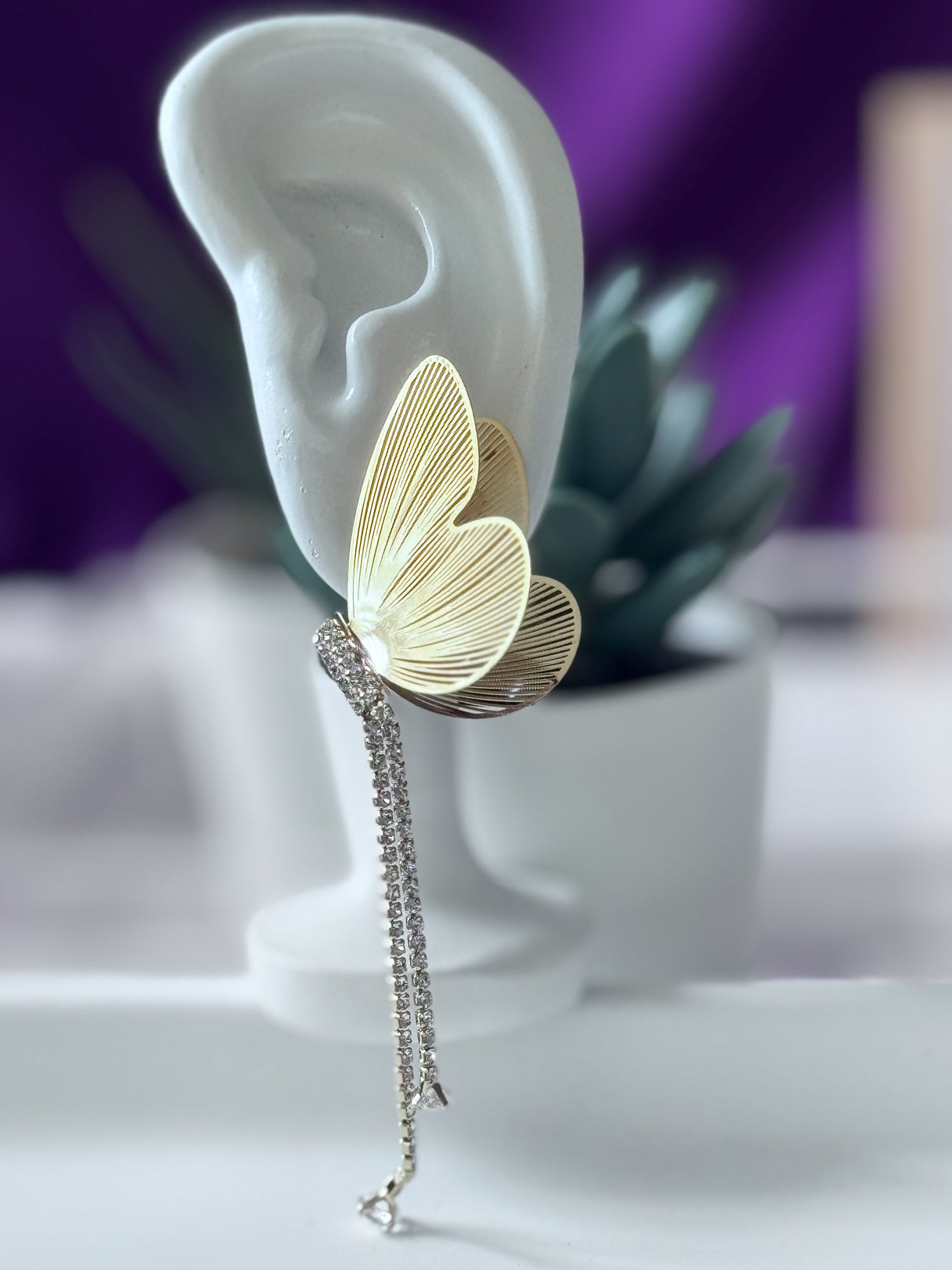 Candace butterfly earrings
