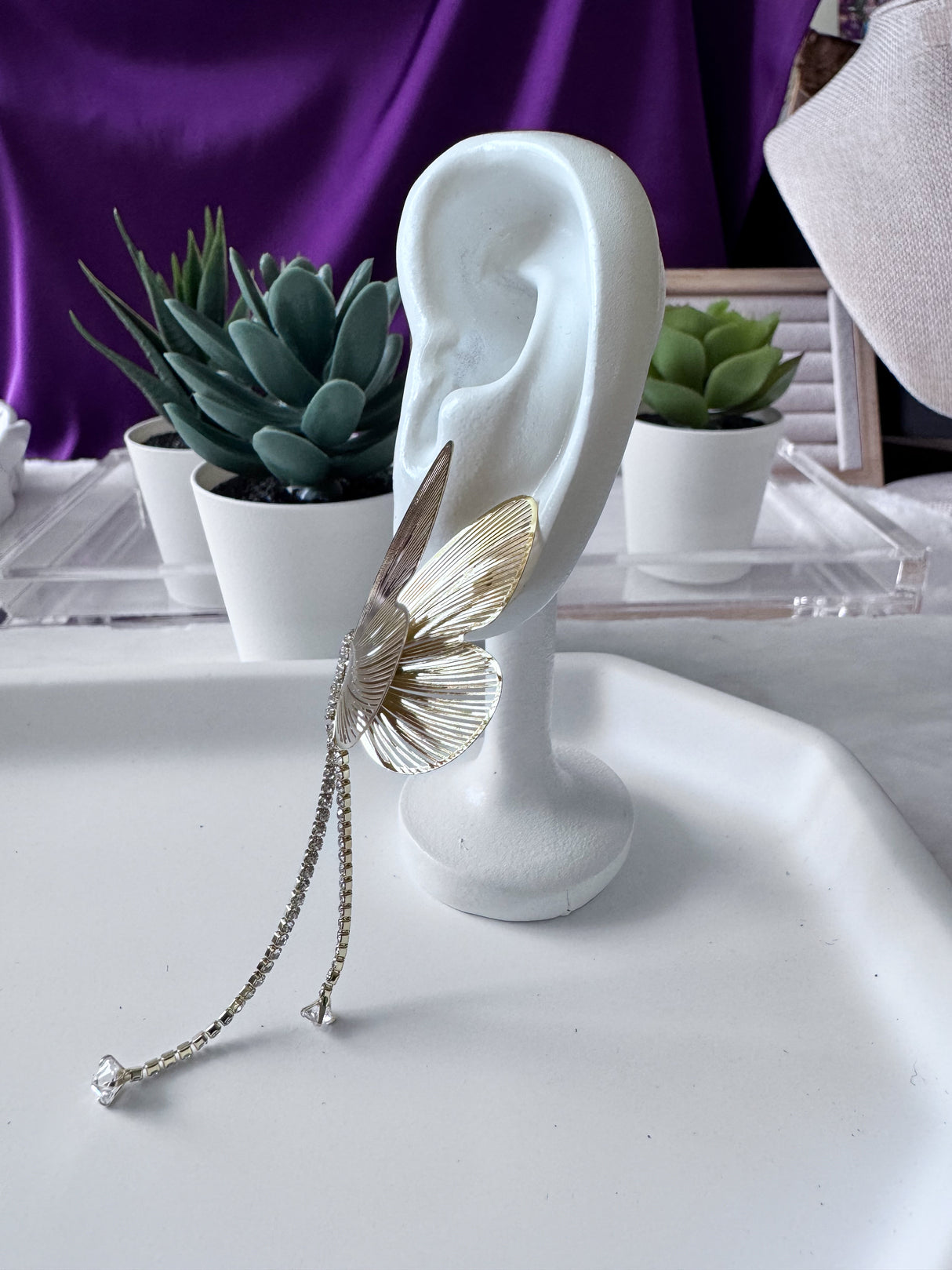 Candace butterfly earrings