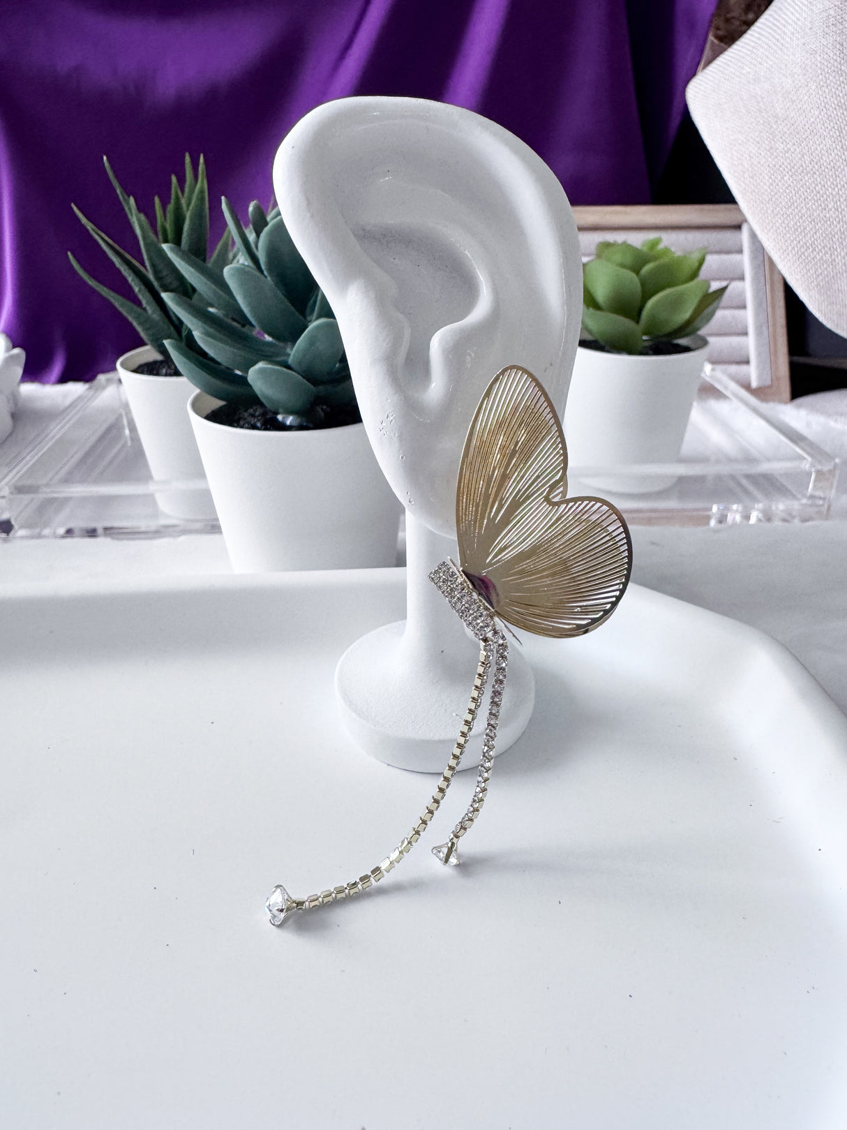 Candace butterfly earrings