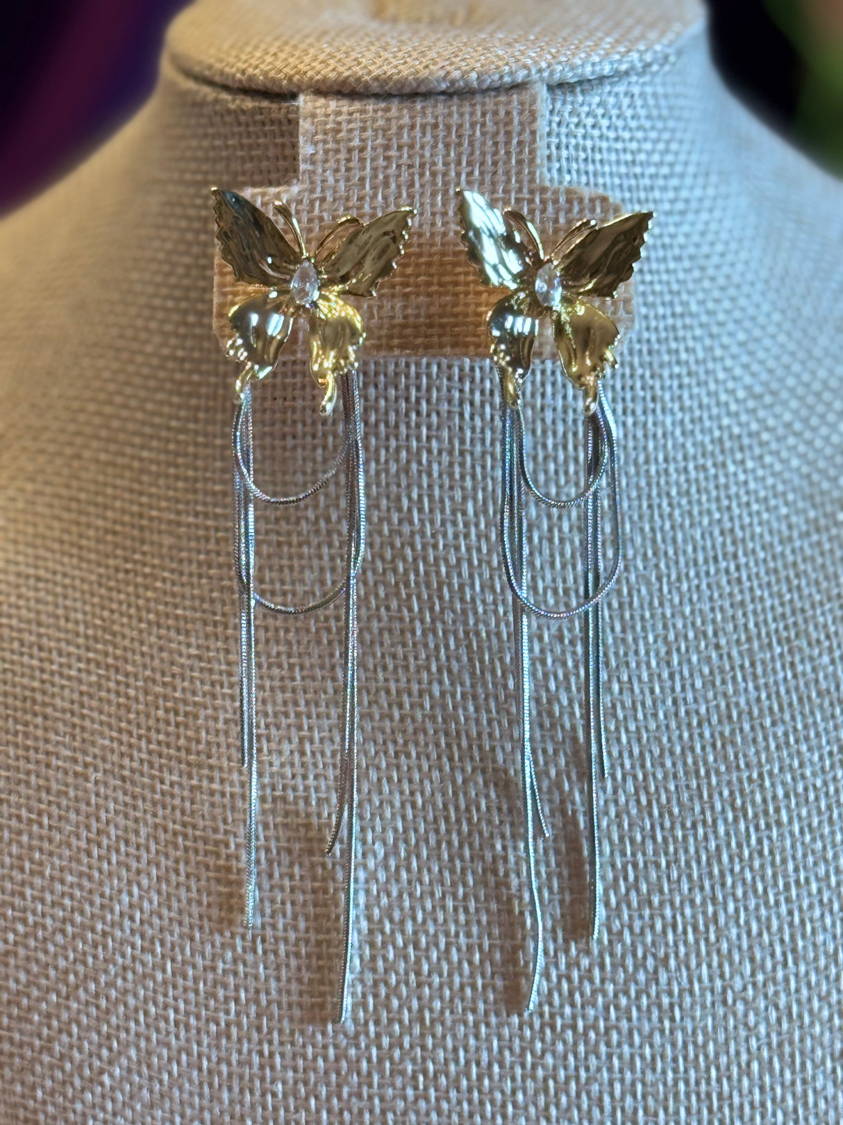 Candace butterfly earrings