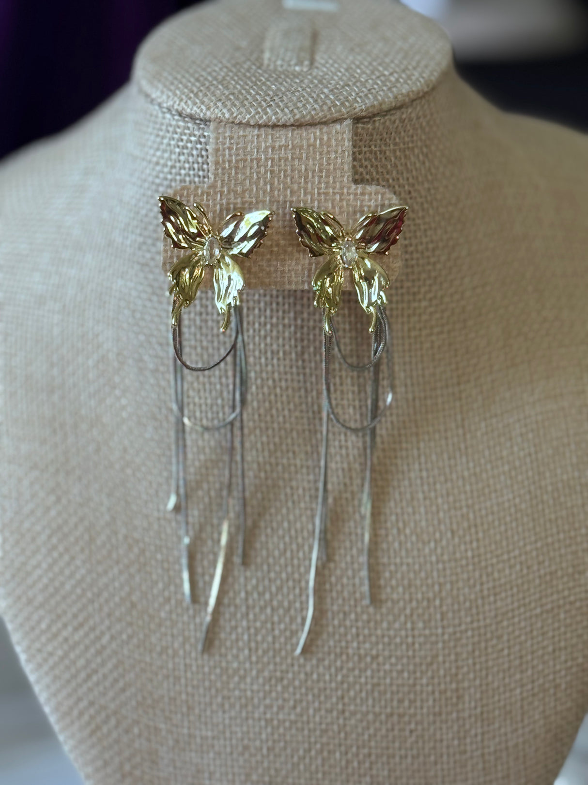 Candace butterfly earrings
