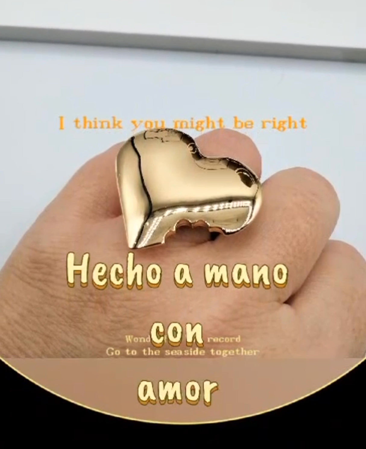 Maldita Rita ring Corazón Mordido Collection