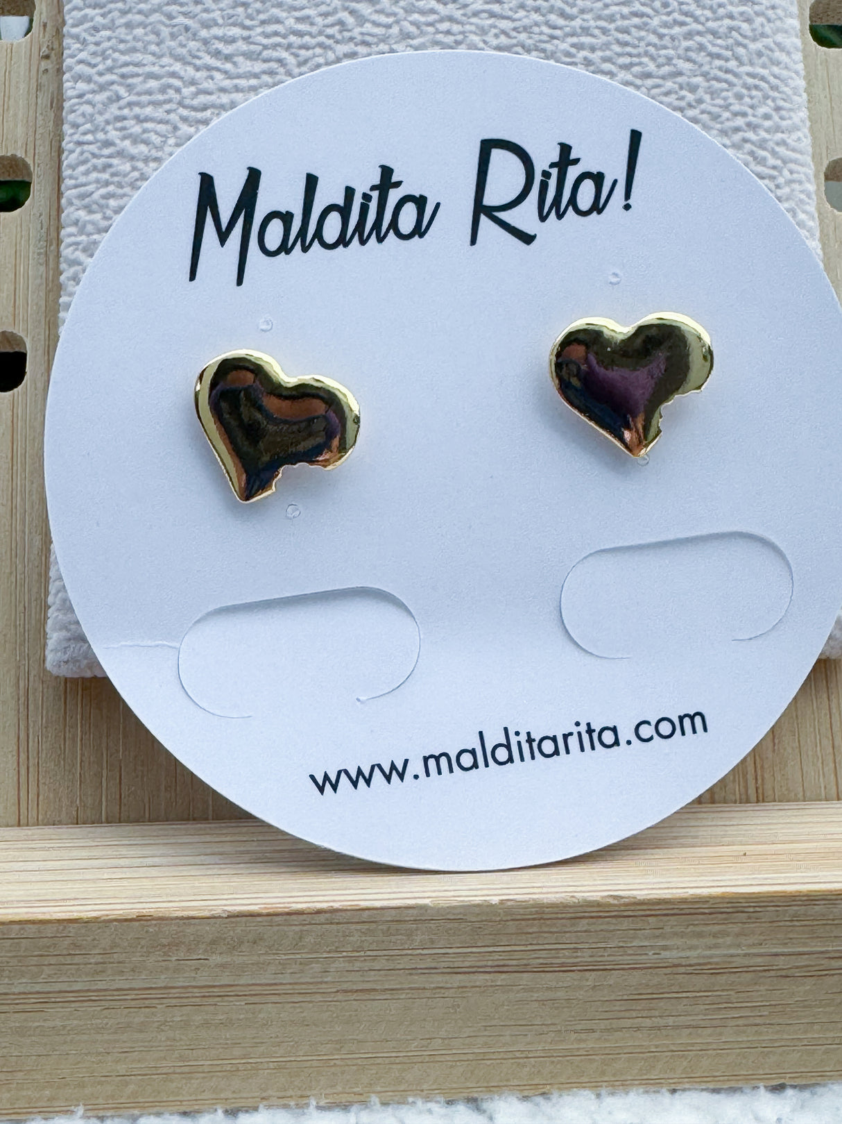 Maldita Rita Earrings Corazon Mordido Collection