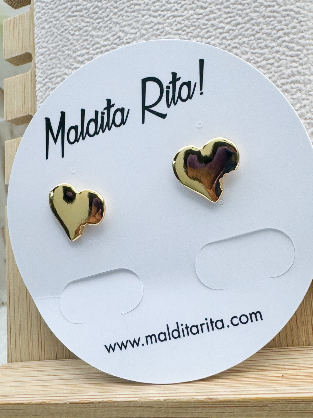 Maldita Rita Earrings Corazon Mordido Collection