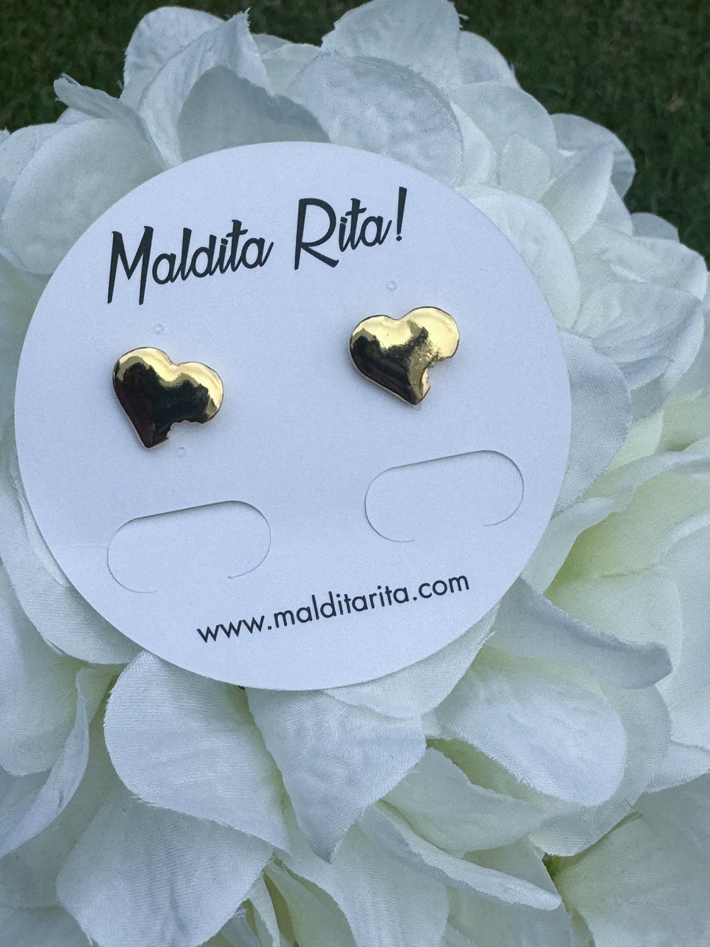 Maldita Rita Earrings Corazon Mordido Collection