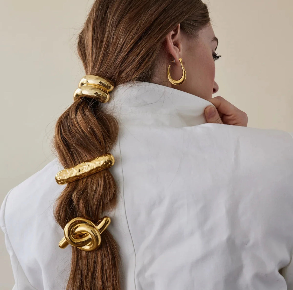 Geometric Knot Ponytail bow