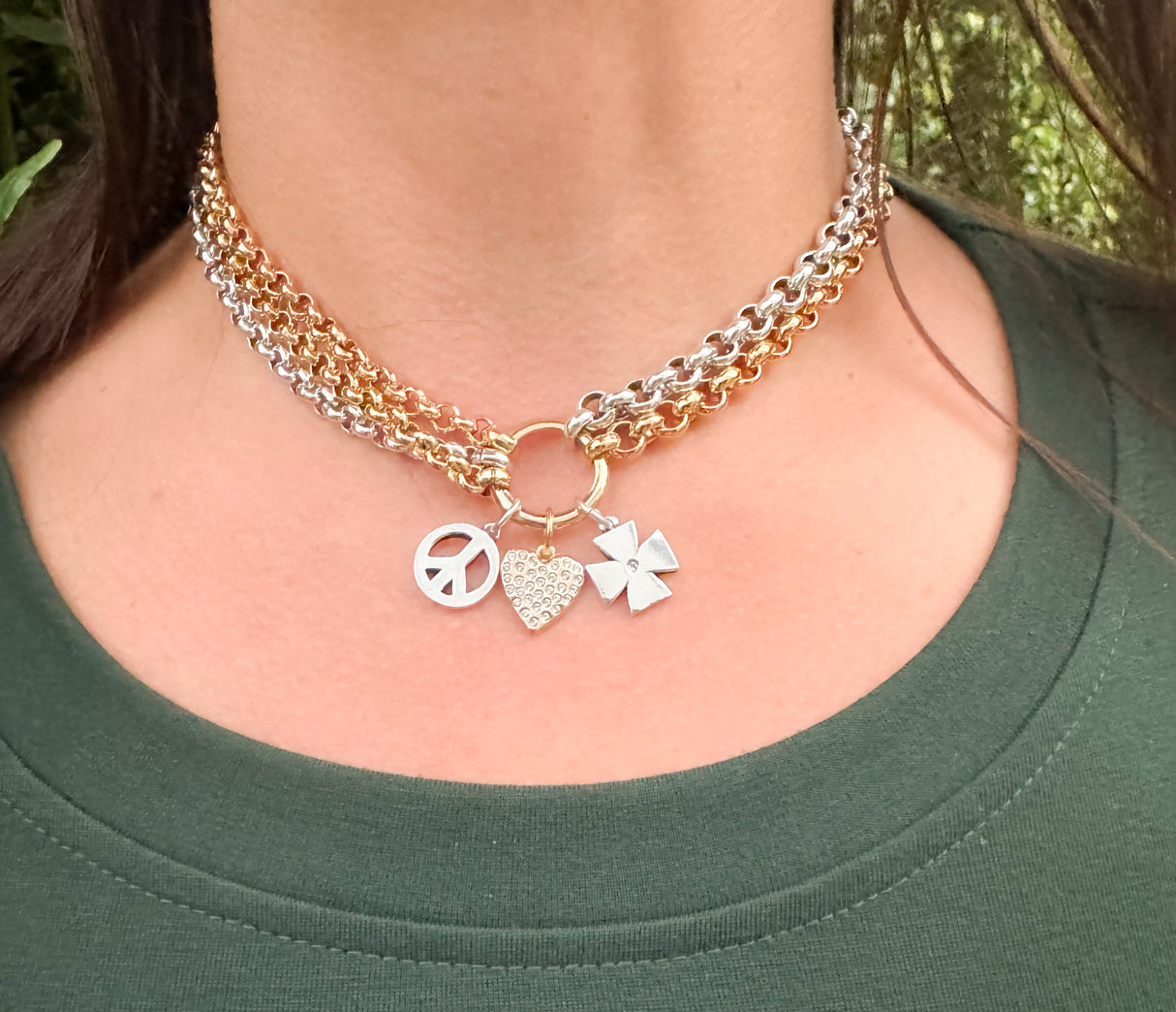 Tucco bicolor choker (Too much love)