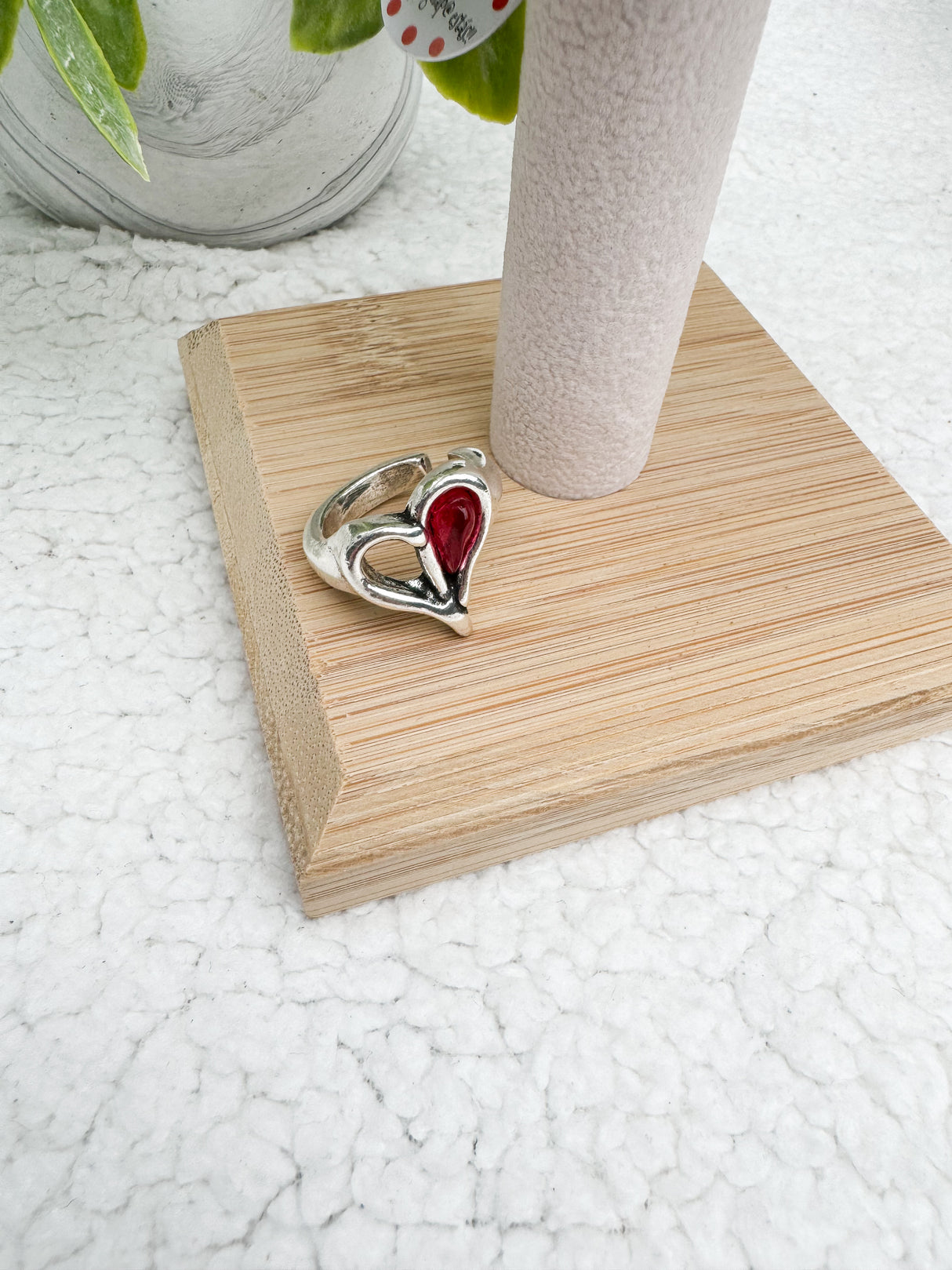 Tra-la-ra small heart ring   Pasión Collection
