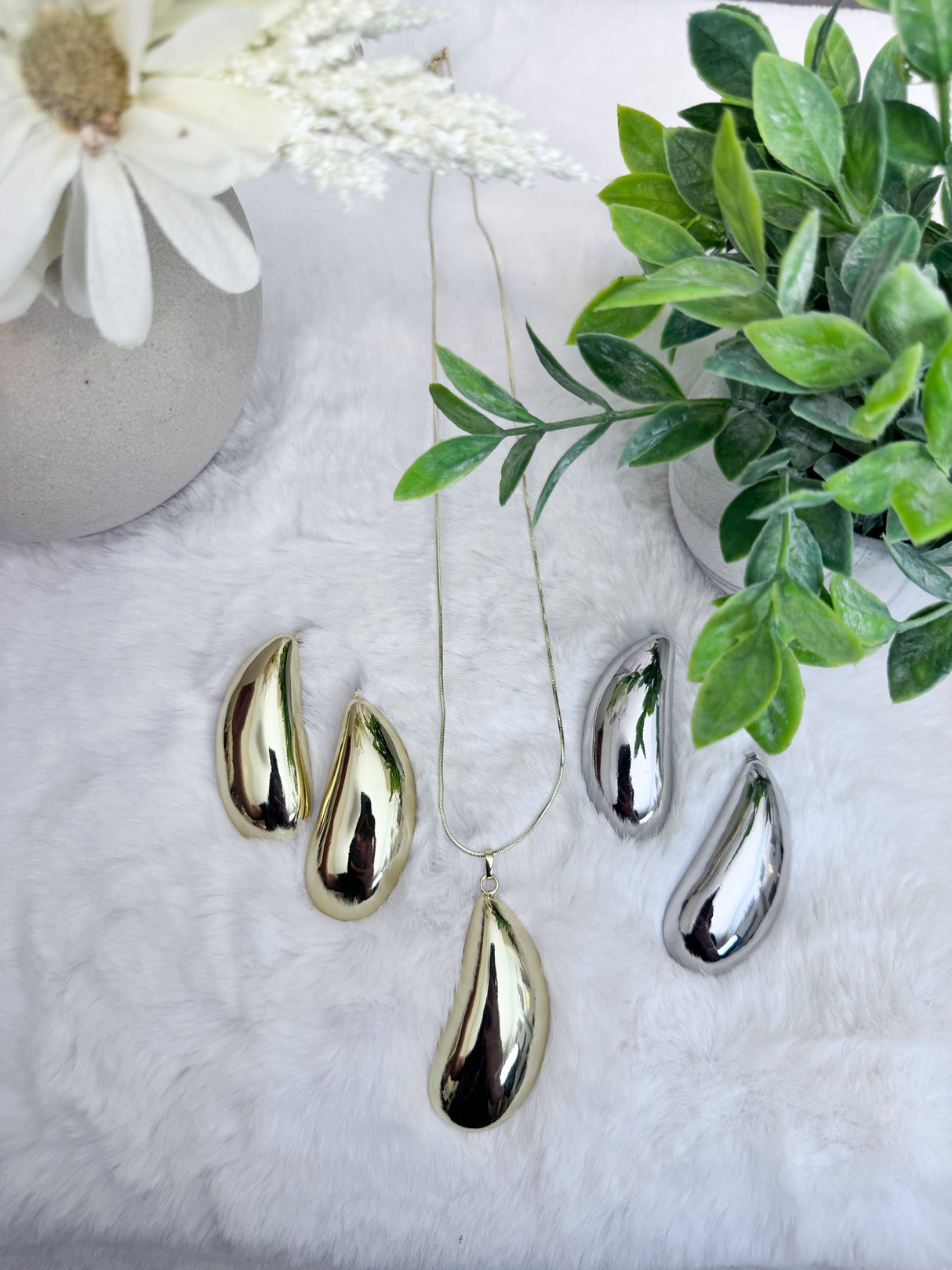 Drop maxi earrings