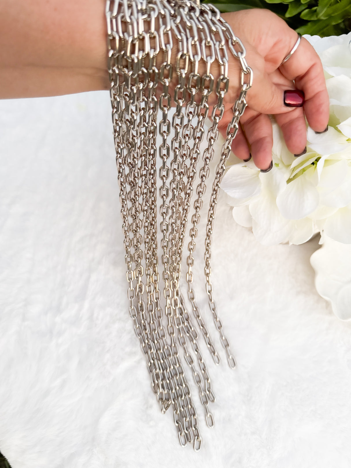 B.E chains necklace