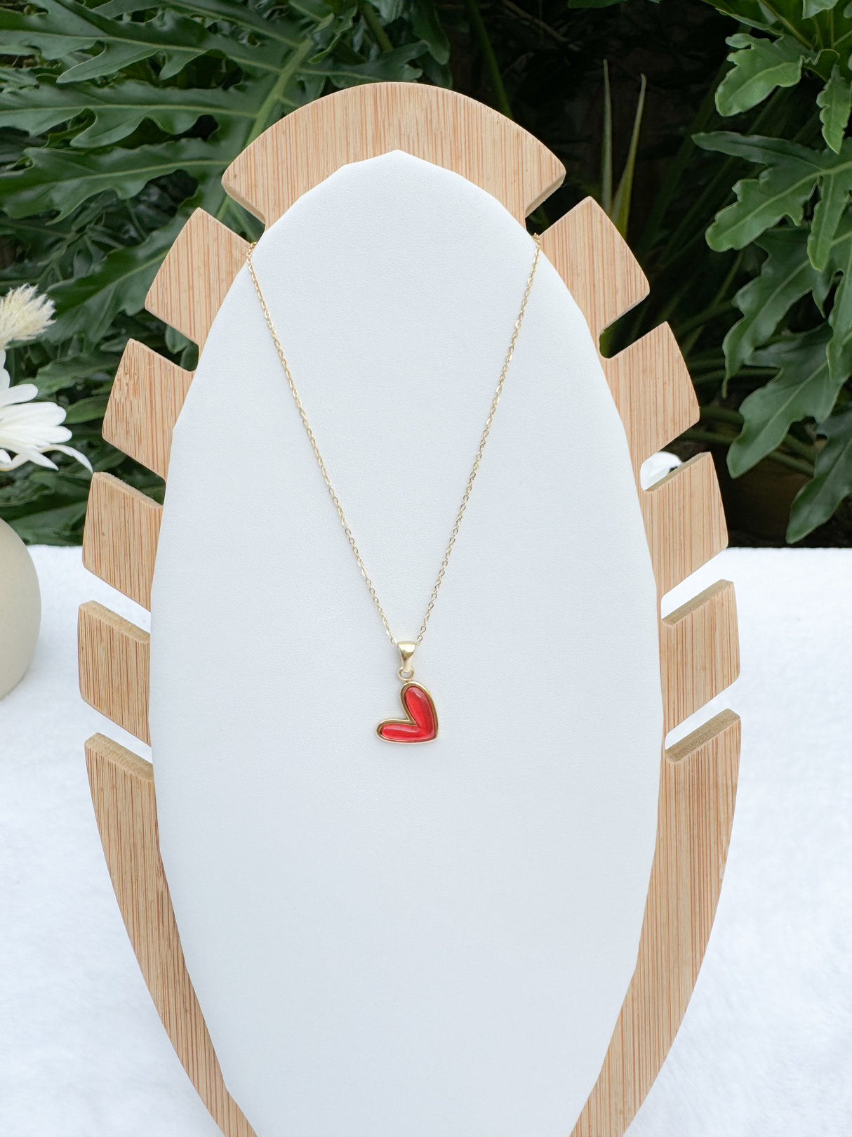 Stainless steel heart necklace