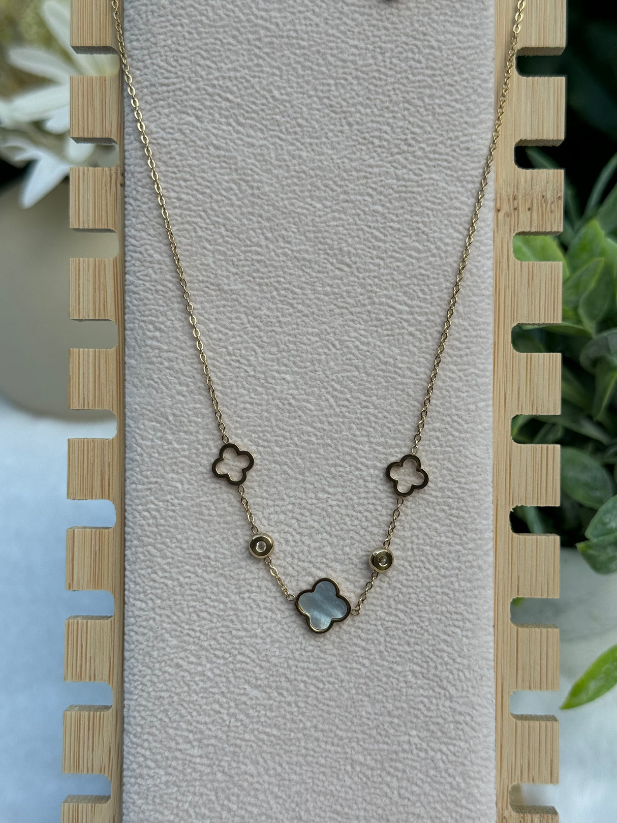 Clover necklace - Stainless Steel
