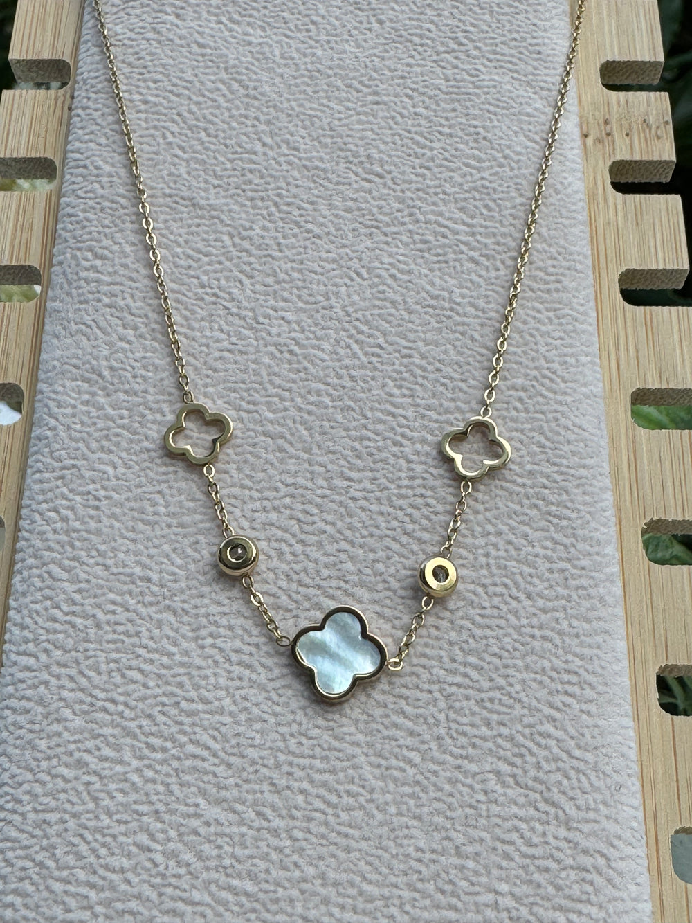 Clover necklace - Stainless Steel
