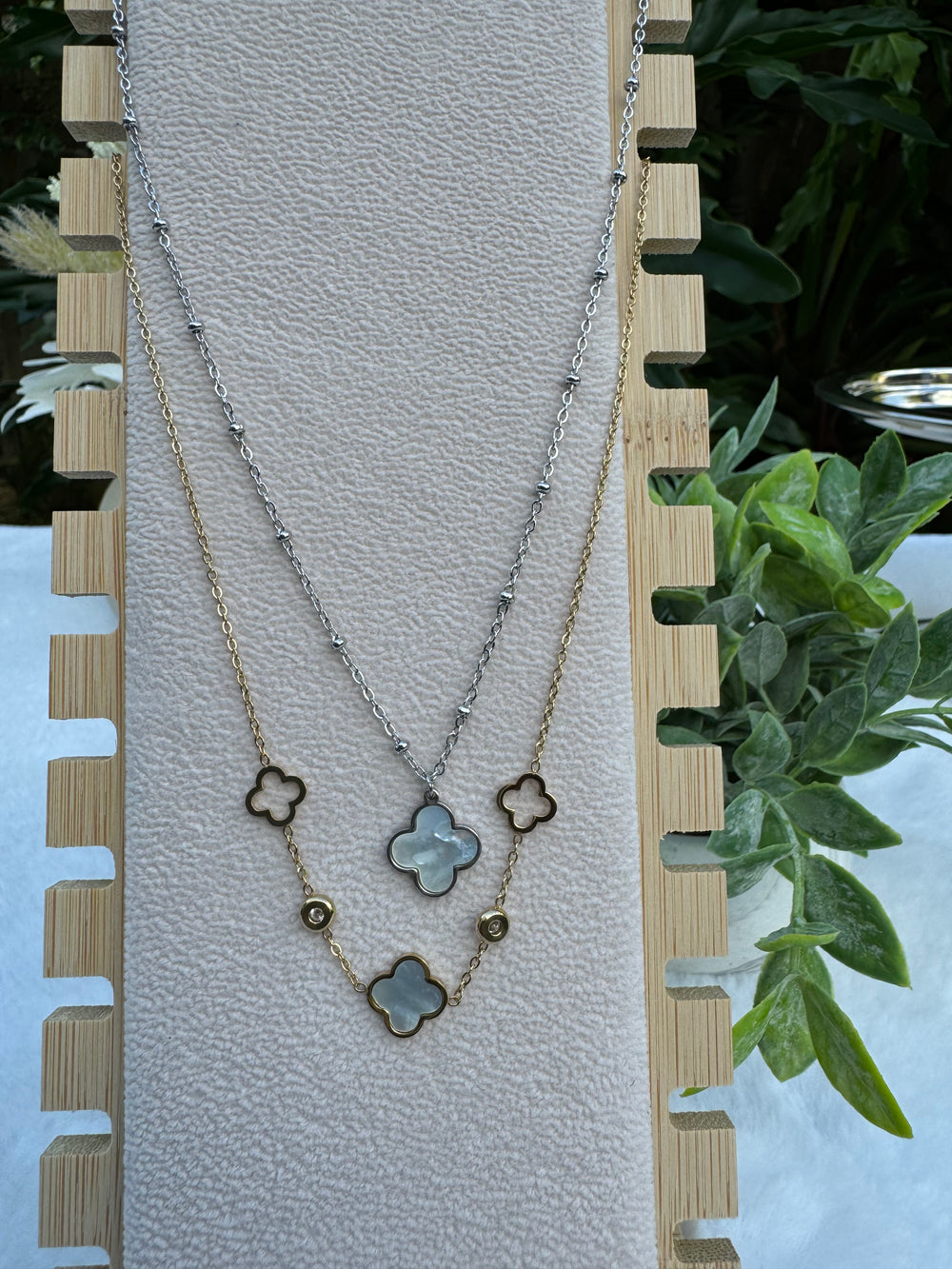 Clover necklace - Stainless Steel