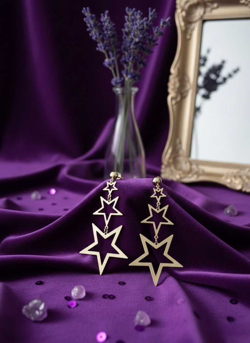 Prisca star earrings