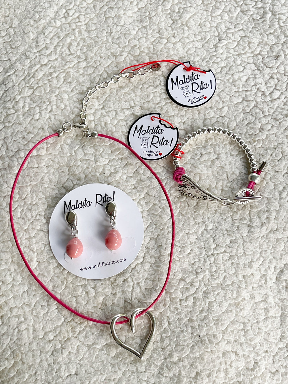 Maldita Rita necklace leather Barbie Collection