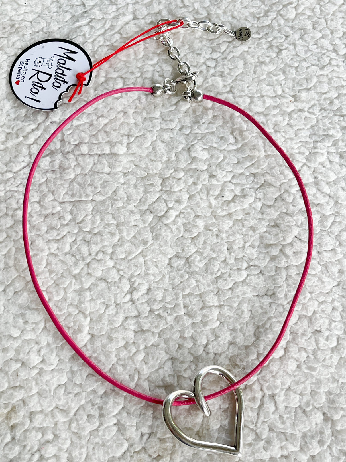 Maldita Rita necklace leather Barbie Collection