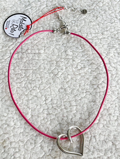 Maldita Rita necklace leather Barbie Collection
