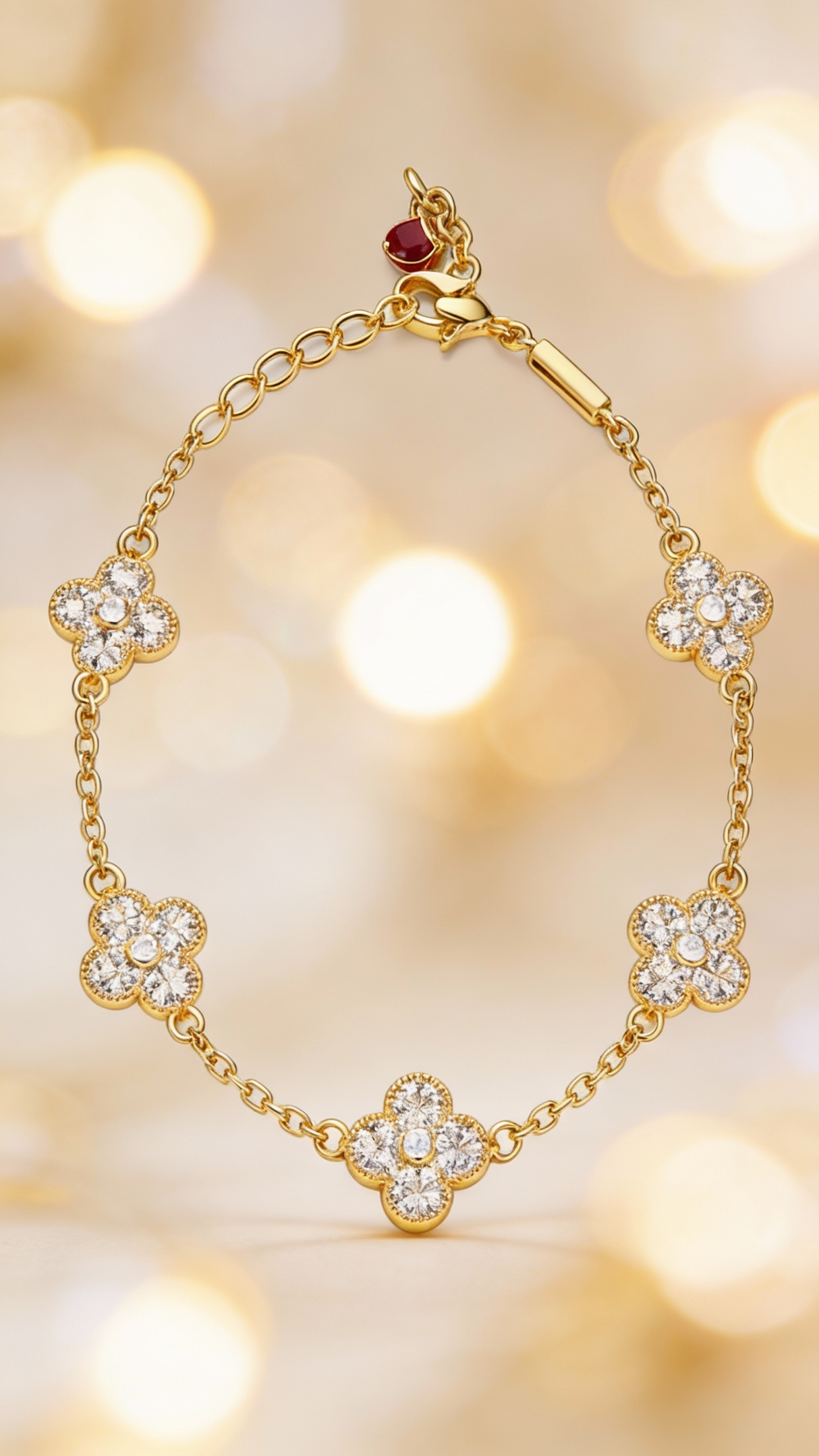 Magdalena clover bracelet