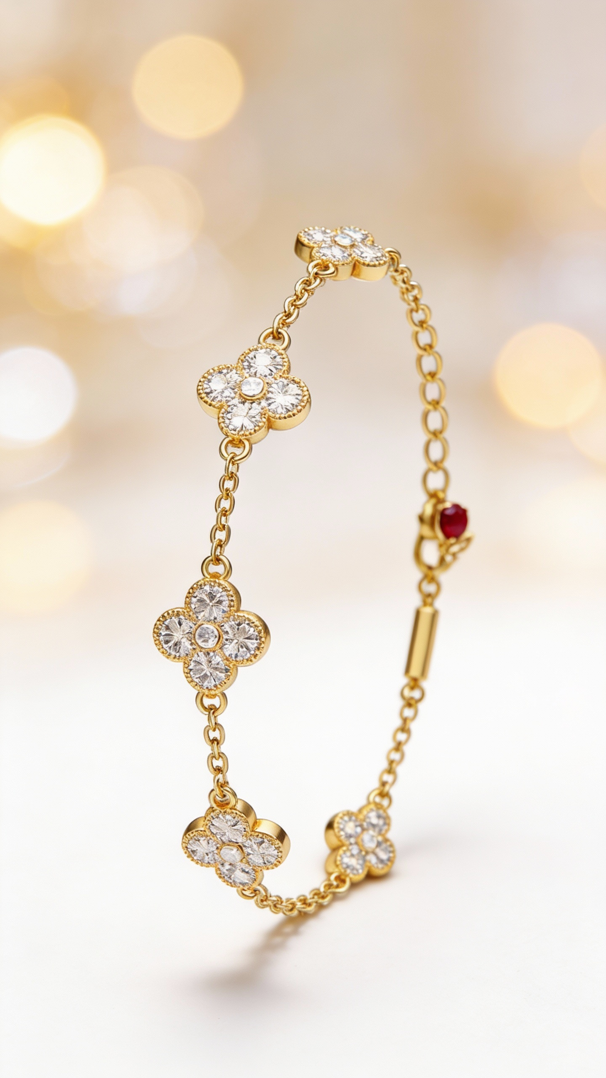 Magdalena clover bracelet