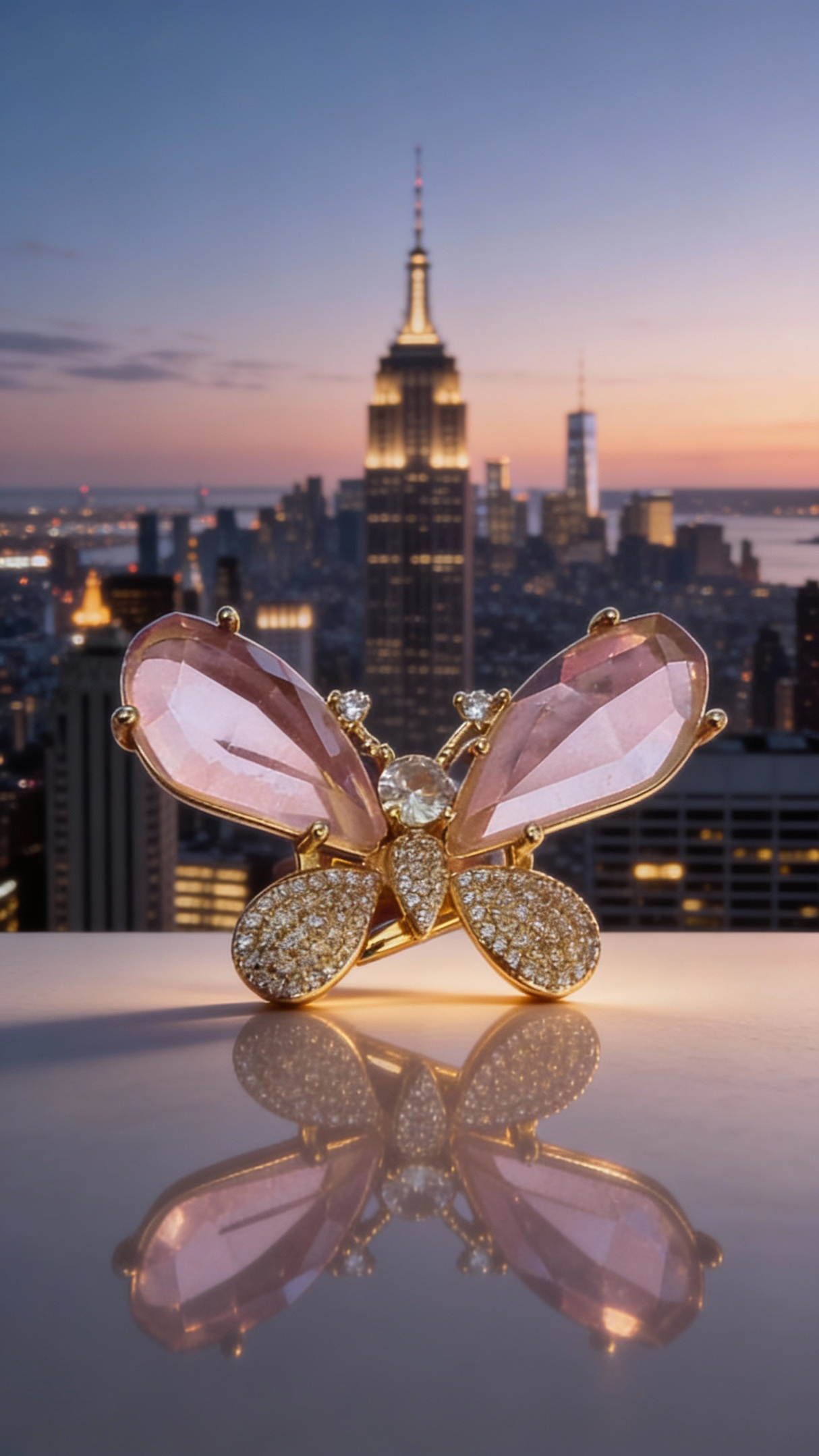Jemima butterfly ring