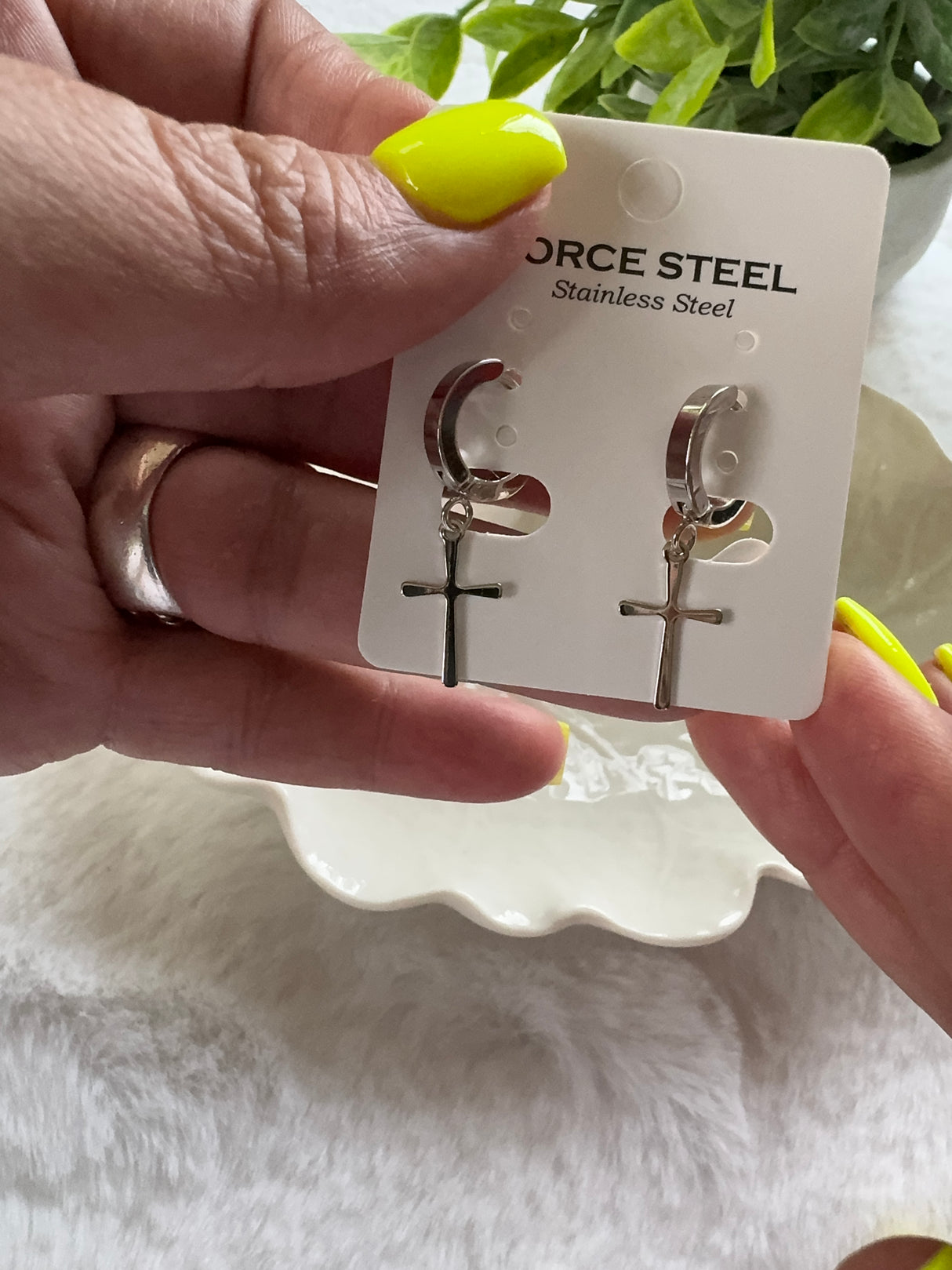 Stainless steel earrings