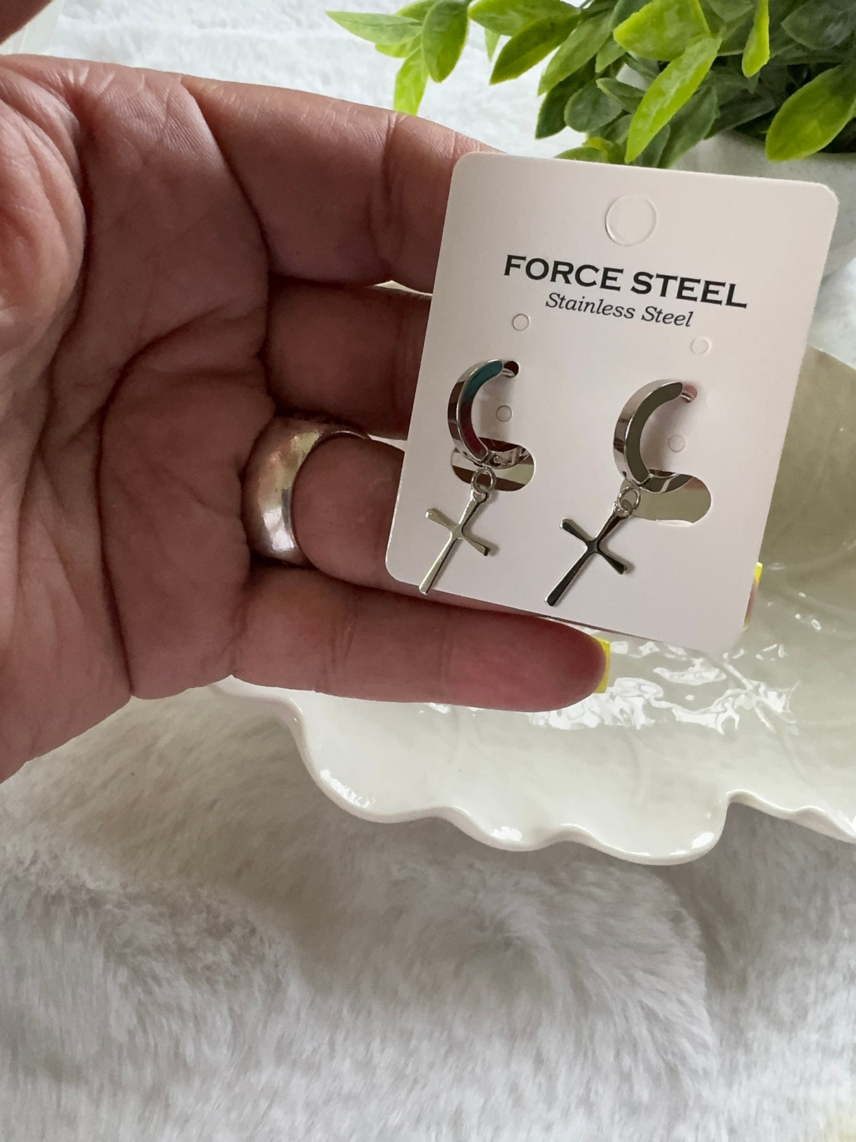 Stainless steel earrings
