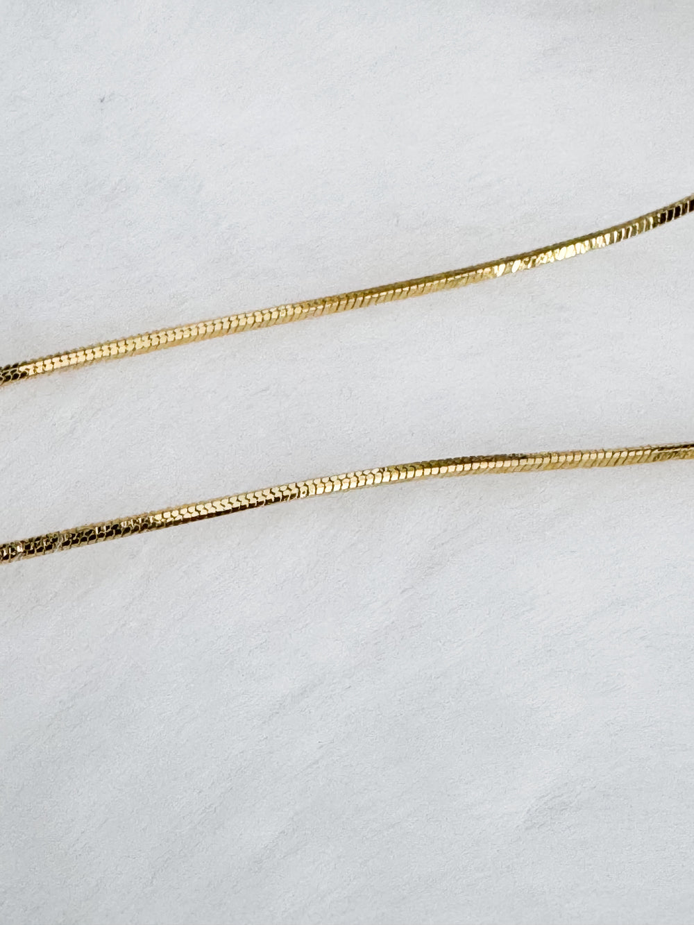 Prisma & Snake chain necklace