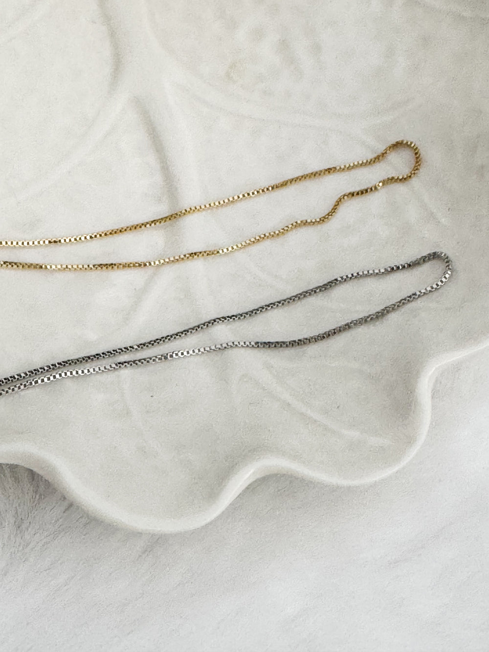 Prisma & Snake chain necklace