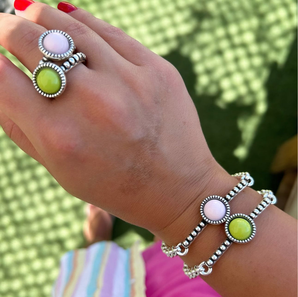 Tucco colorful stone bracelet