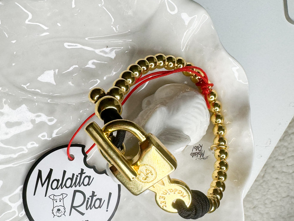 Maldita Rita key-lock bracelet