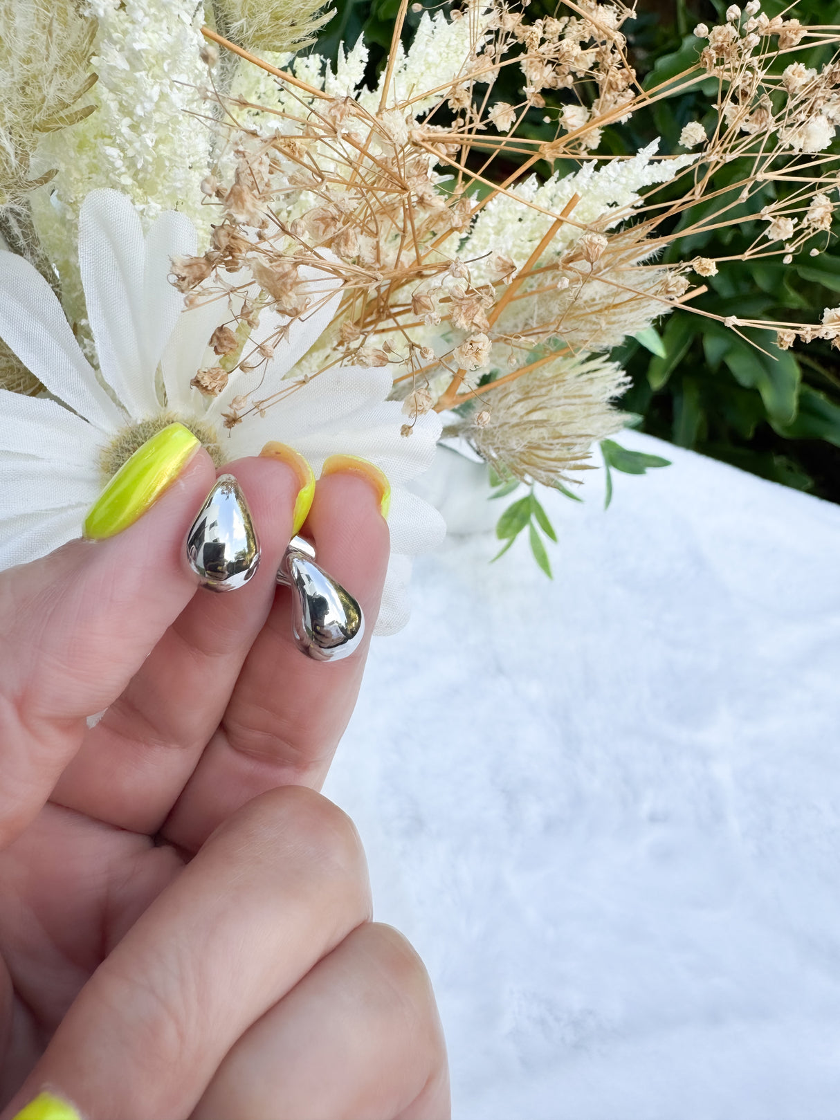 Teardrops earrings -Stainless Steel